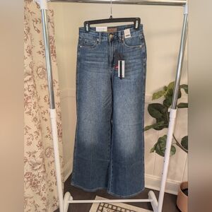 JUDY BLUE Wide Leg Blue Jeans